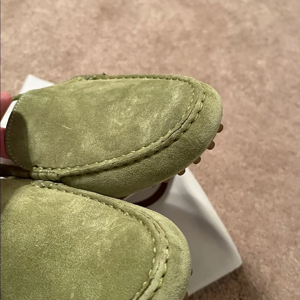 M. Gemi pistachio suede driver - Picture 3 of 6